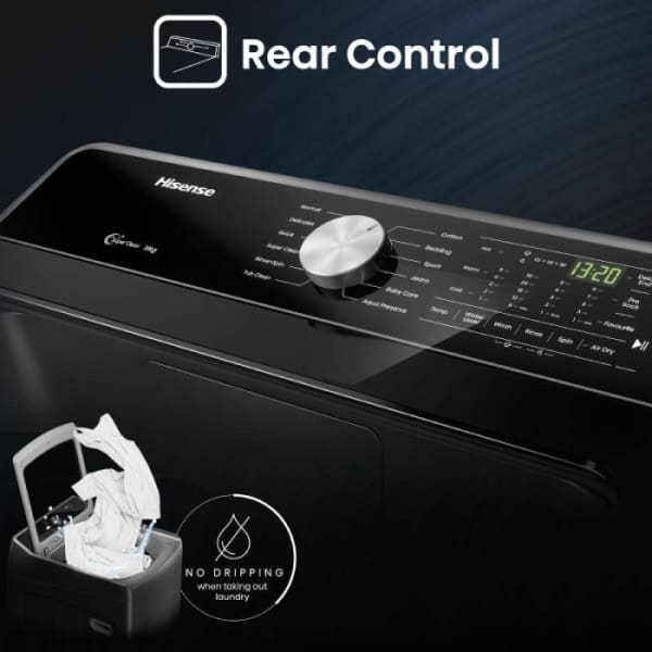 Machine à Laver Top HISENSE 17Kg/700Tr frontale Silver (WT3T1723UT) Machine à Laver Top HISENSE 17Kg/700Tr frontale Silver (WT3T1723UT)